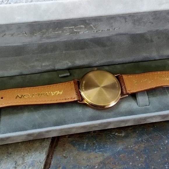 vintage Hamilton 14kt gold fill watch working condition - Picture 5 of 8